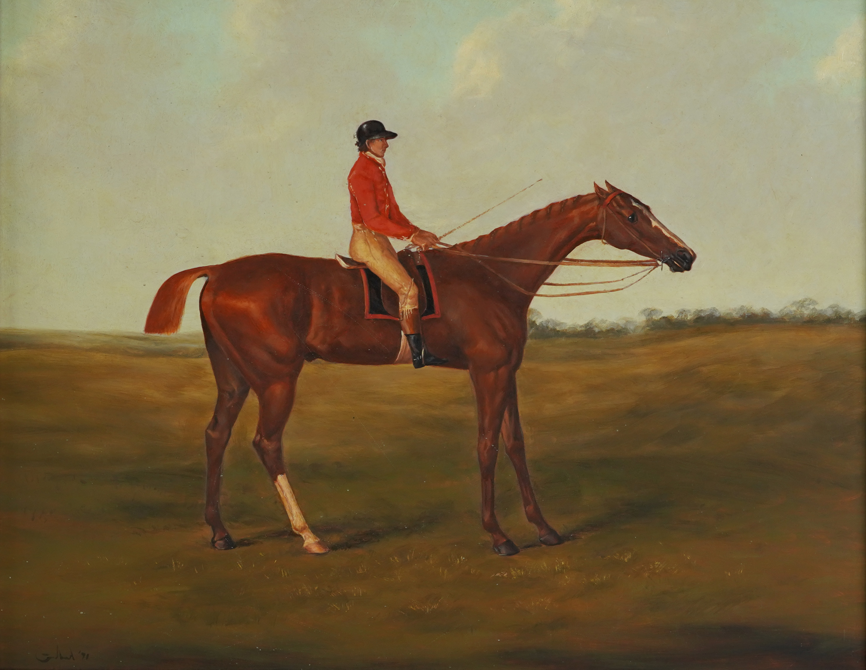 After John Nost Sartorius (1759-c.1828), The Racehorse Eclipse, with jockey up